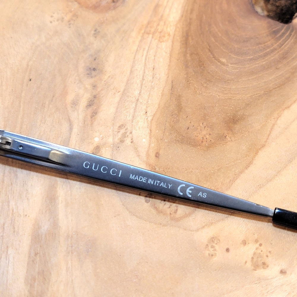 Gucci Black Rectangular Women's Glasses - image 6